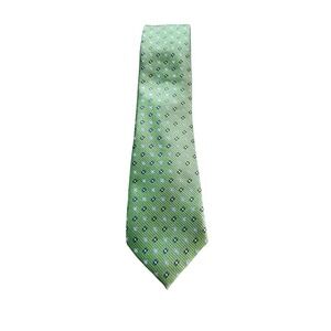 Nautica Green Patterned Necktie - Business, Casual, Party